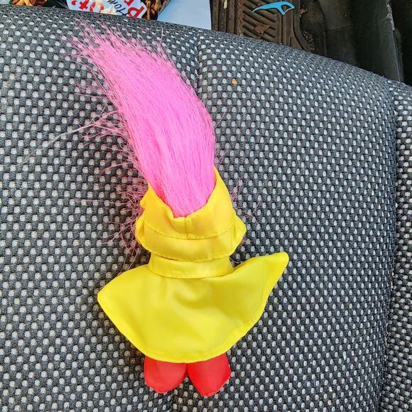 Vintage RUSS Troll, Rain Coat and Boots 3in - Picture 3 of 3